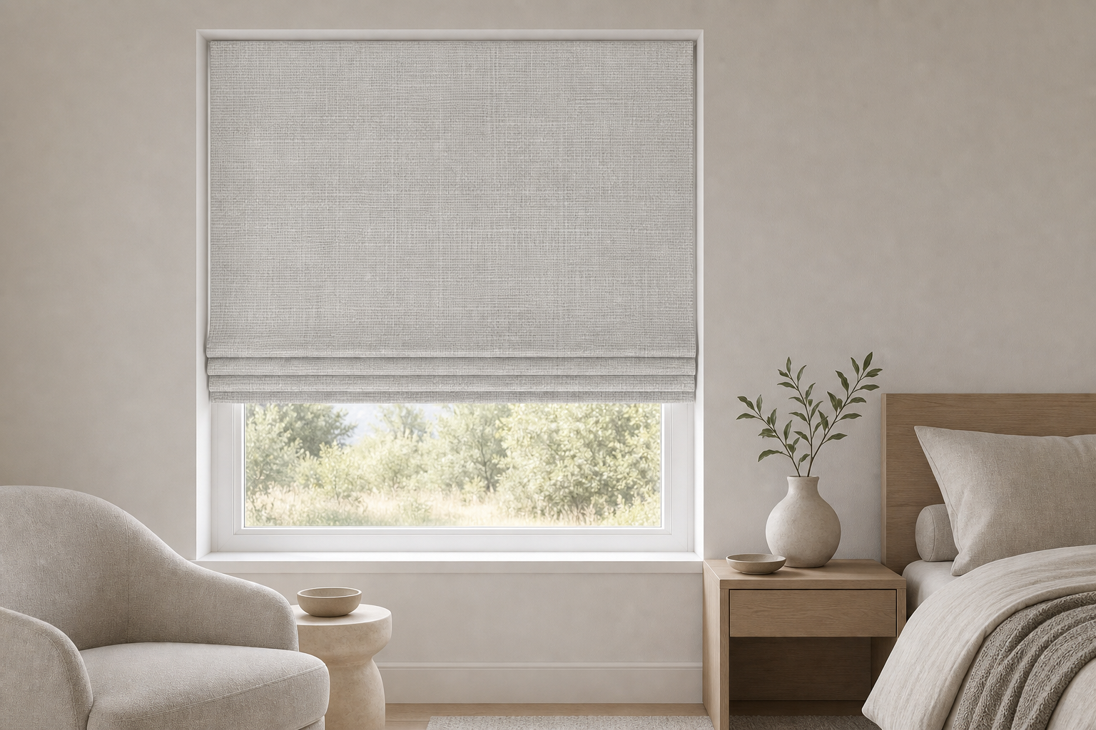 Oxford-II-Ice Roman Shade