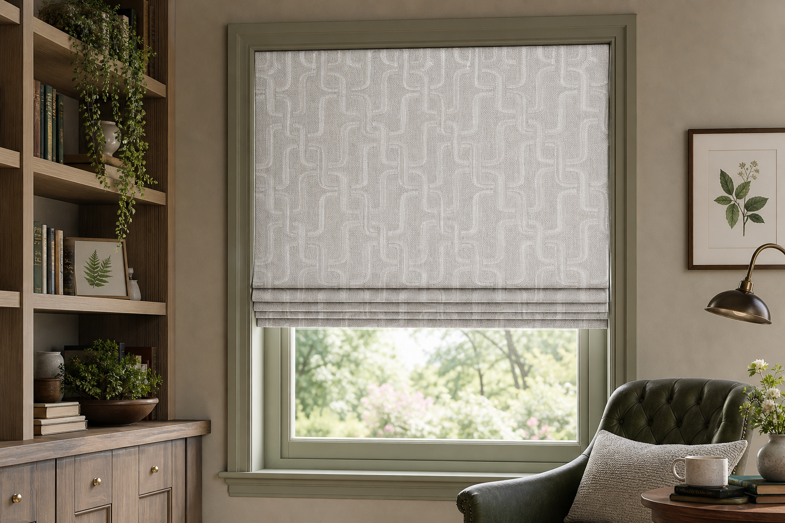 Luxor---Ash Roman Shade