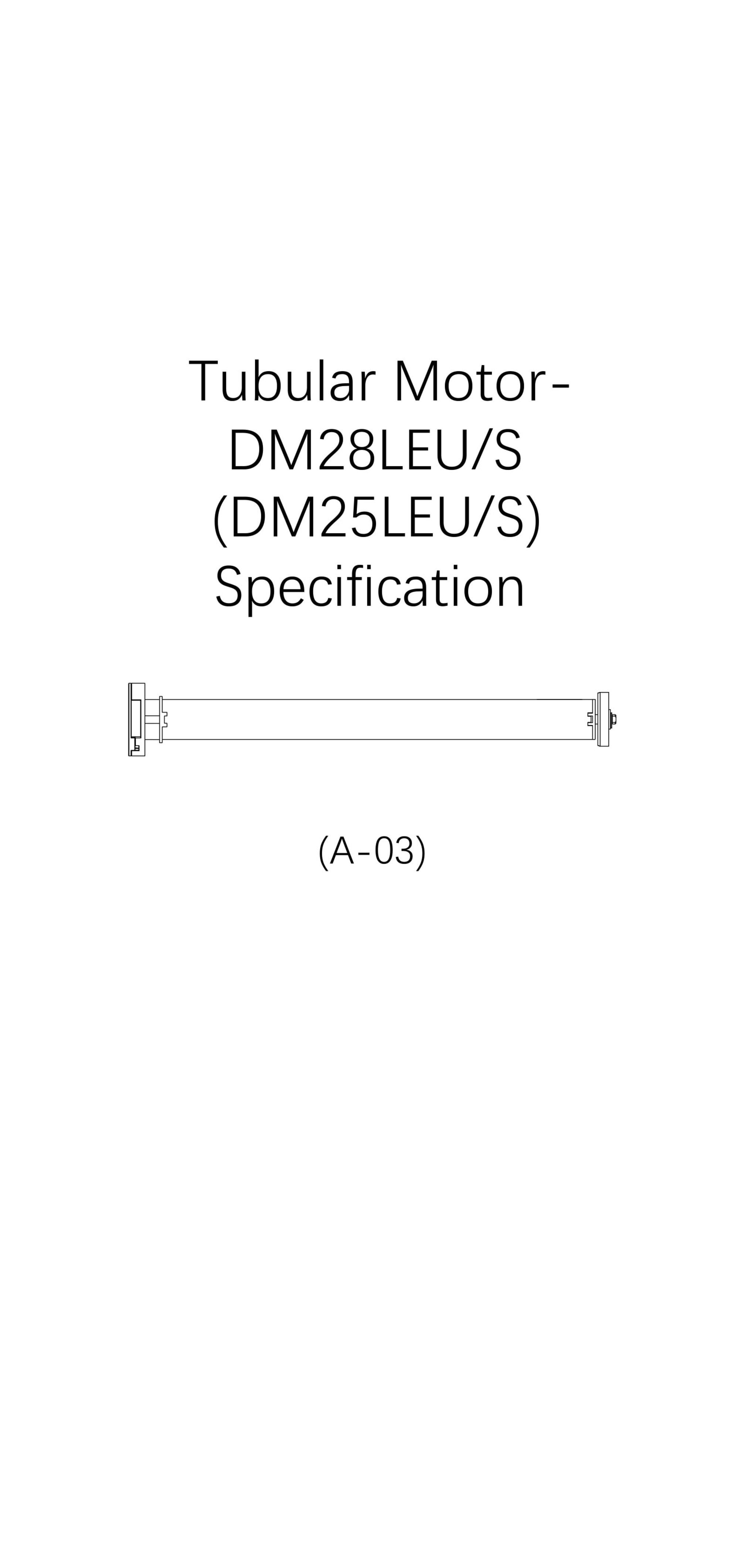 Dooya Tubular Motor Instructions page 3