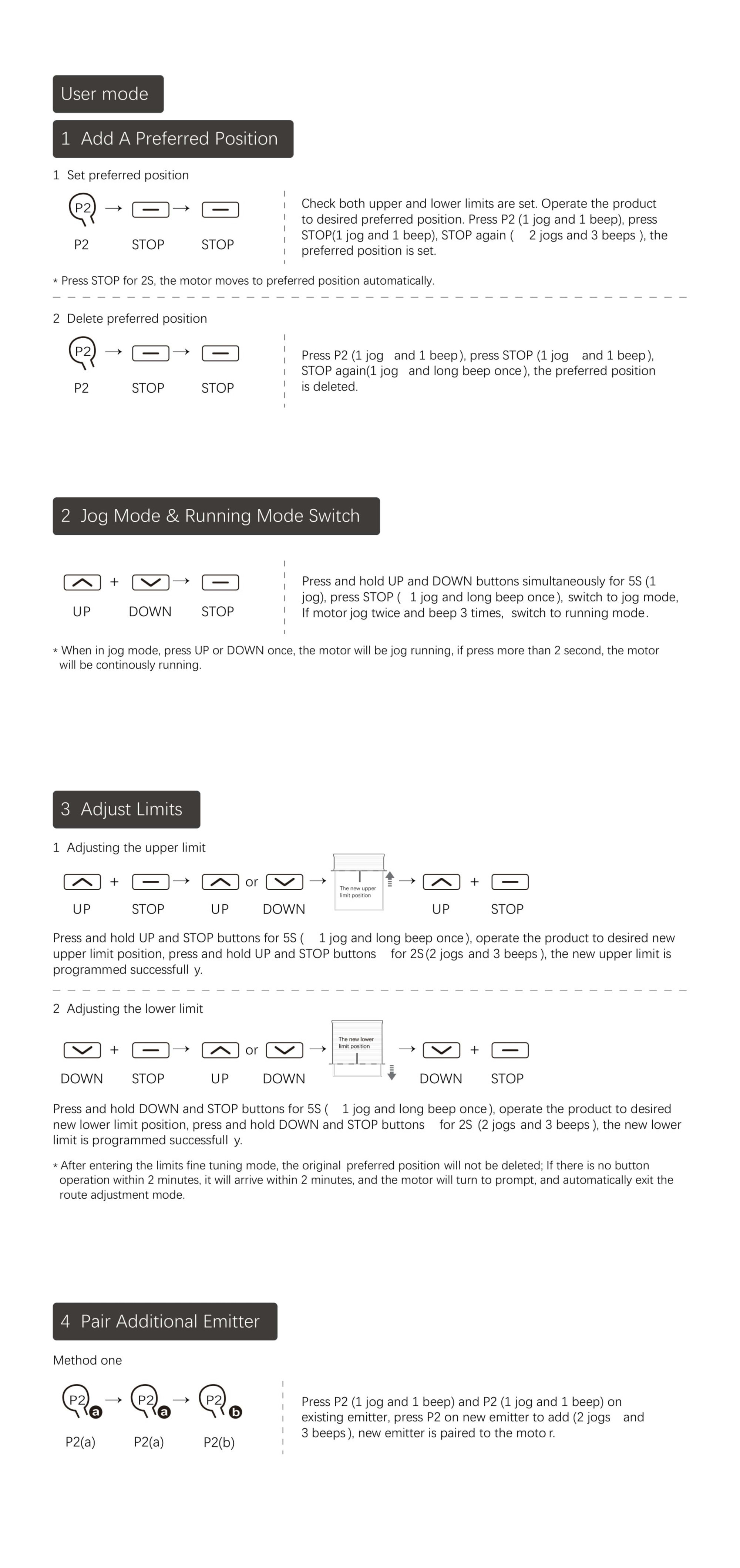 Dooya Tubular Motor Instructions page 12